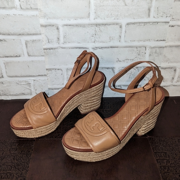 Tory Burch Fleming Espadrille Sandals size 10 - Picture 8 of 14